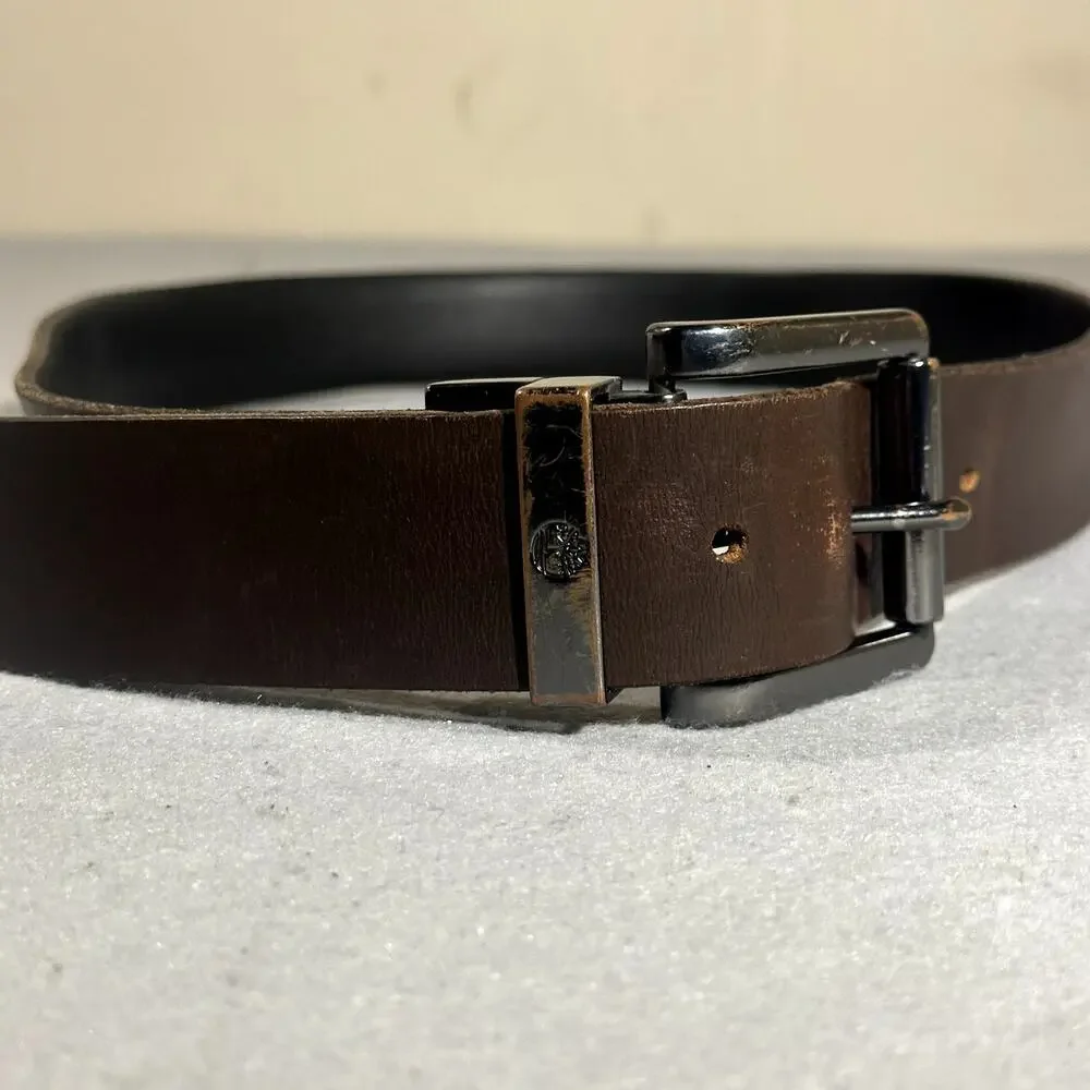 Timberland Reversible Leather Belt‎ Men's Large Brown Durable
